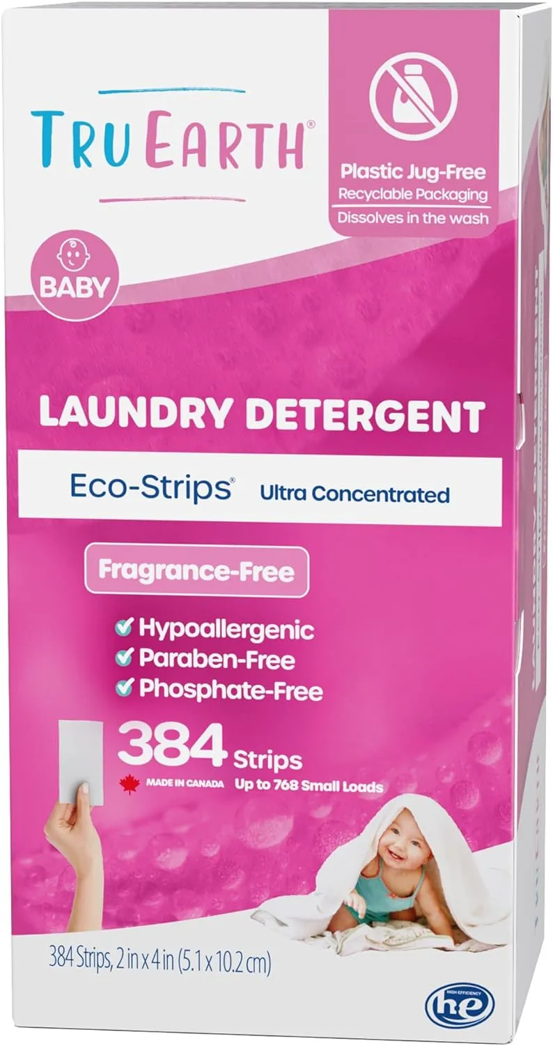 Laundry Detergent Sheets, Fragrance Free for Sensitive Skin