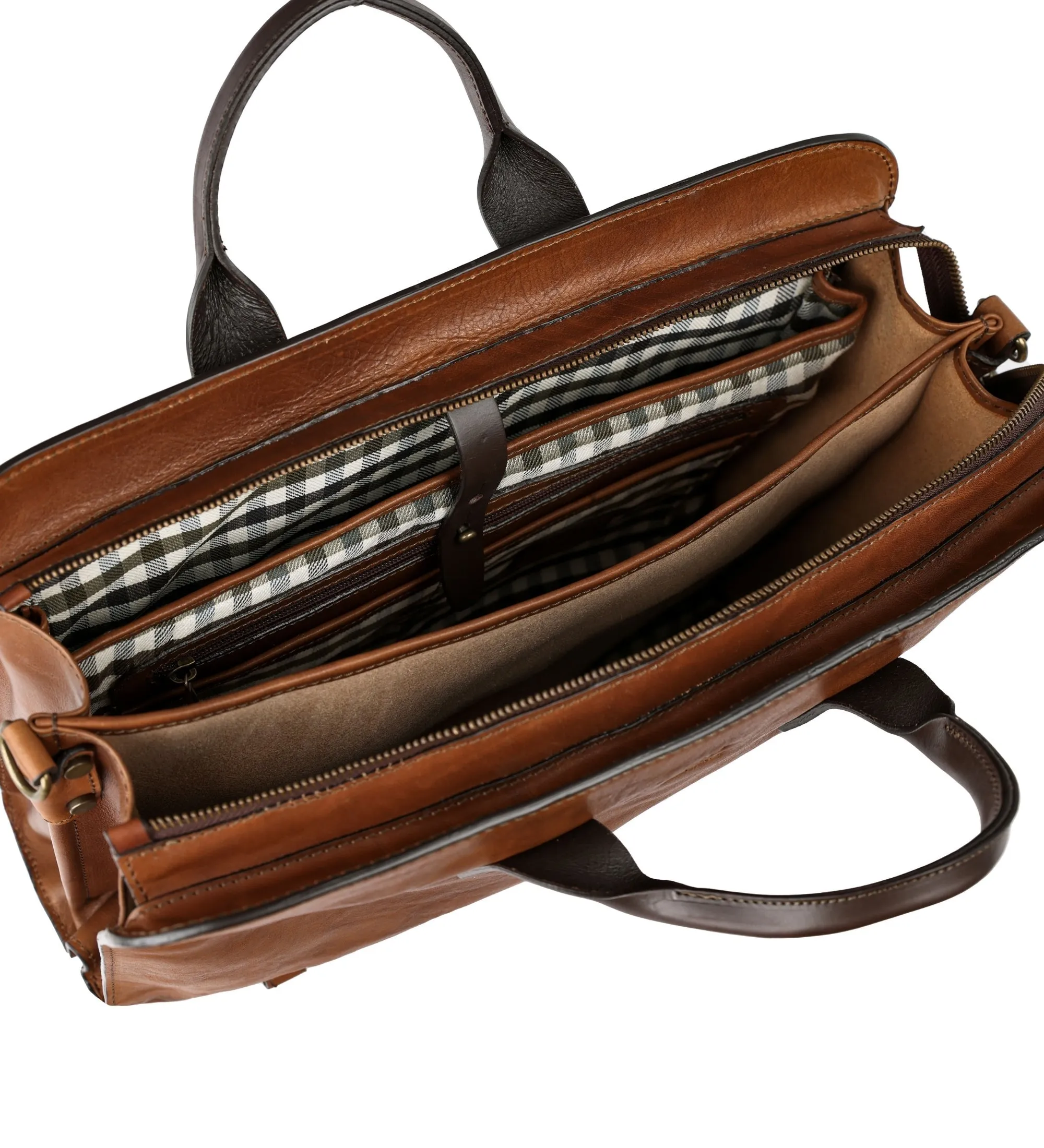 Leather Briefcase - Wide Sargasso Sea