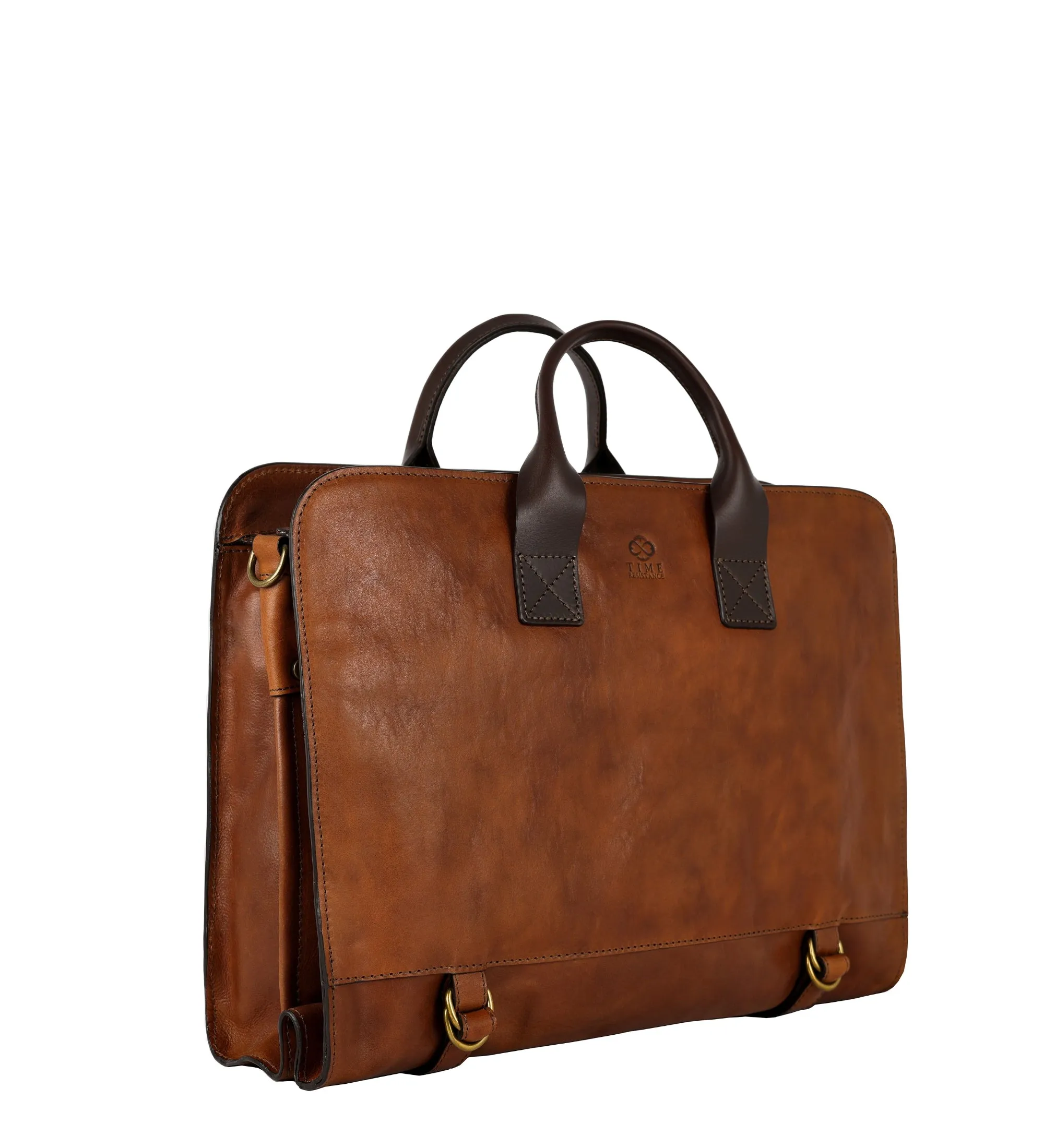 Leather Briefcase - Wide Sargasso Sea