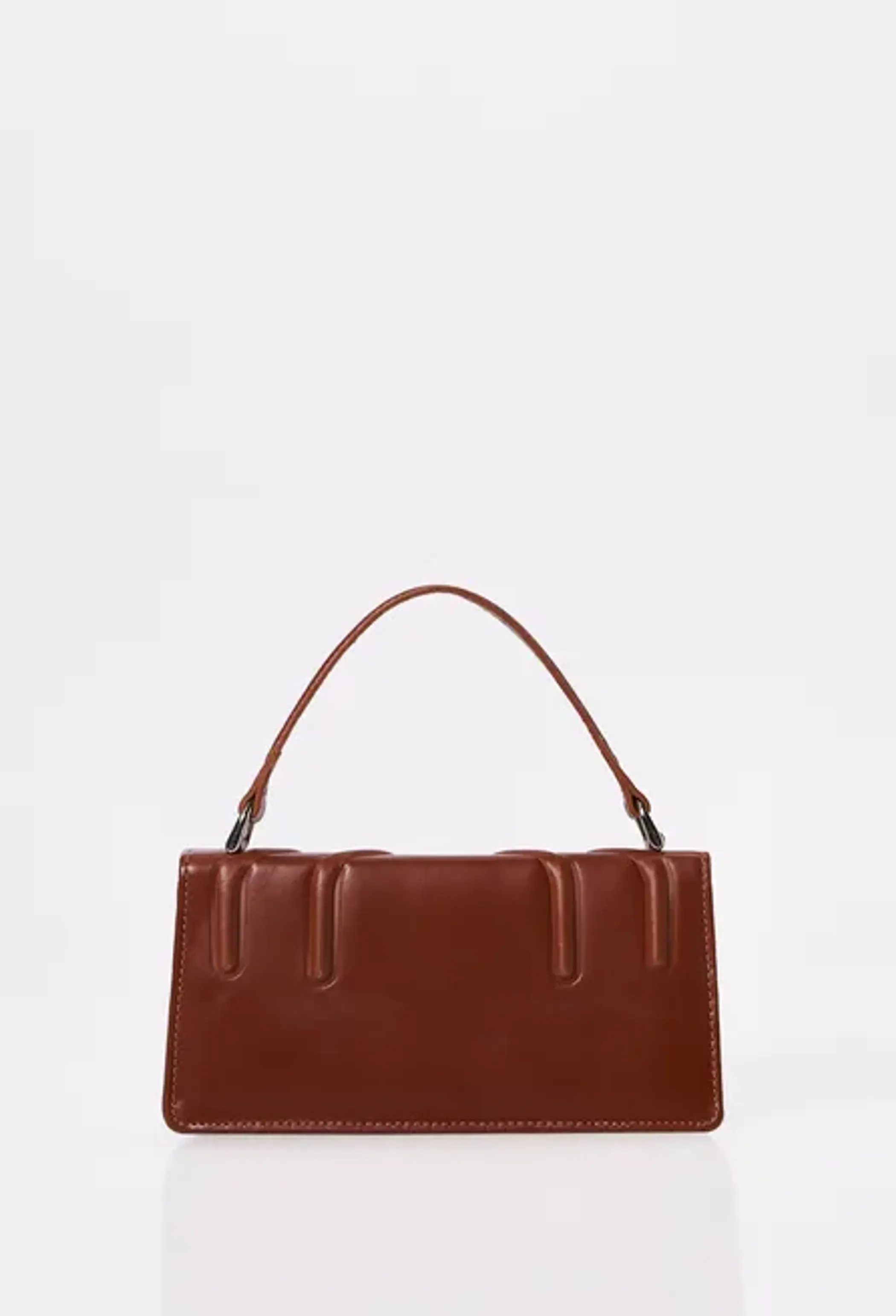 Leather Crossbody Flap Bag 'Hilda'