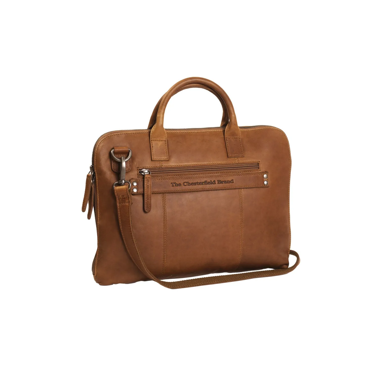 Leather Laptopbag Cognac Harvey