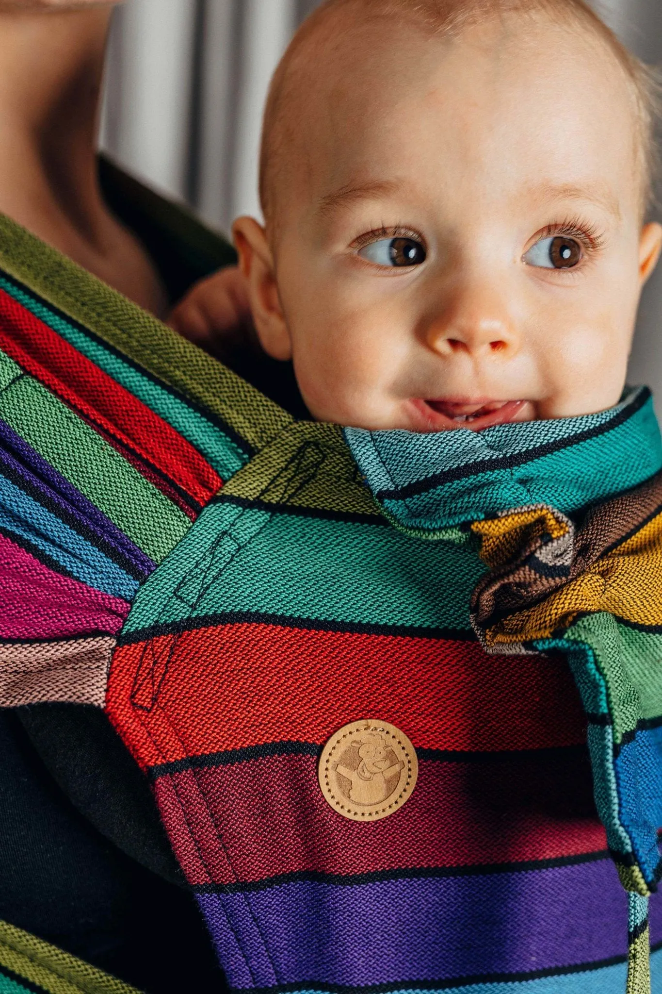 LennyLamb Wrap-Tai Baby Carrier Carousel of Colours Mini