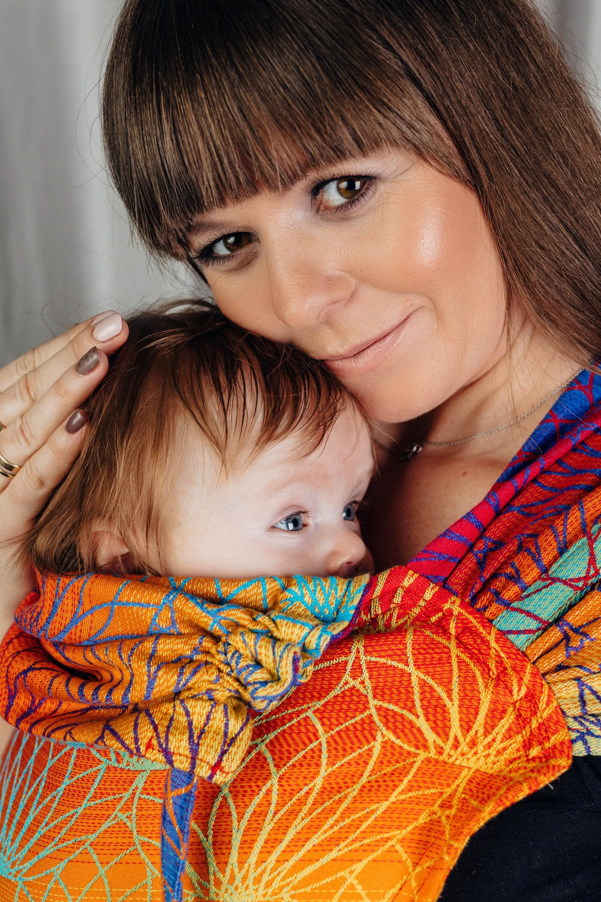 LennyLamb Wrap-Tai Baby Carrier Mini Rainbow Lotus