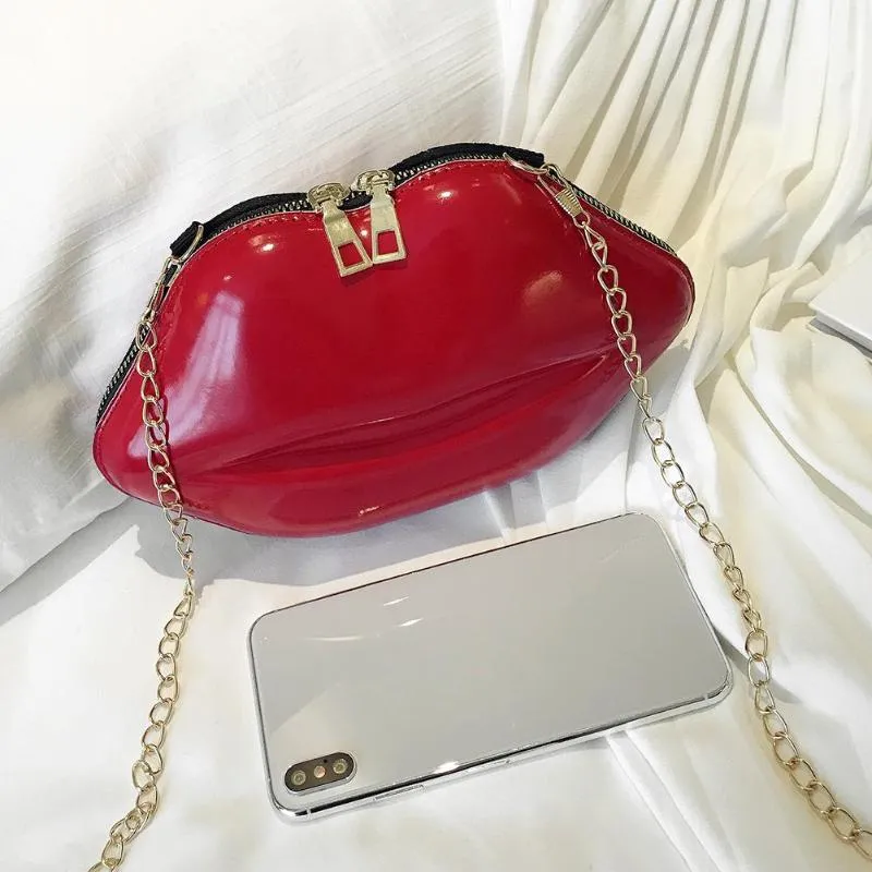 Lip Shape Clutch