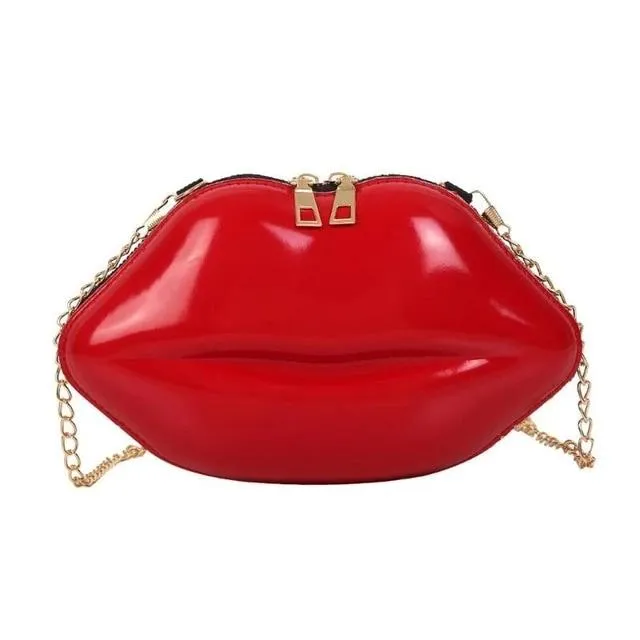 Lip Shape Clutch