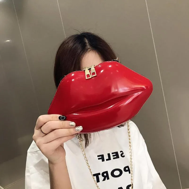 Lip Shape Clutch