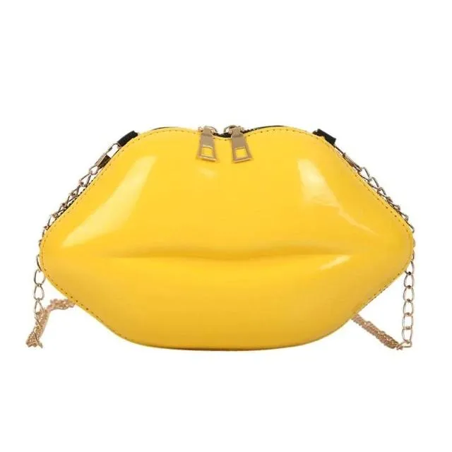 Lip Shape Clutch