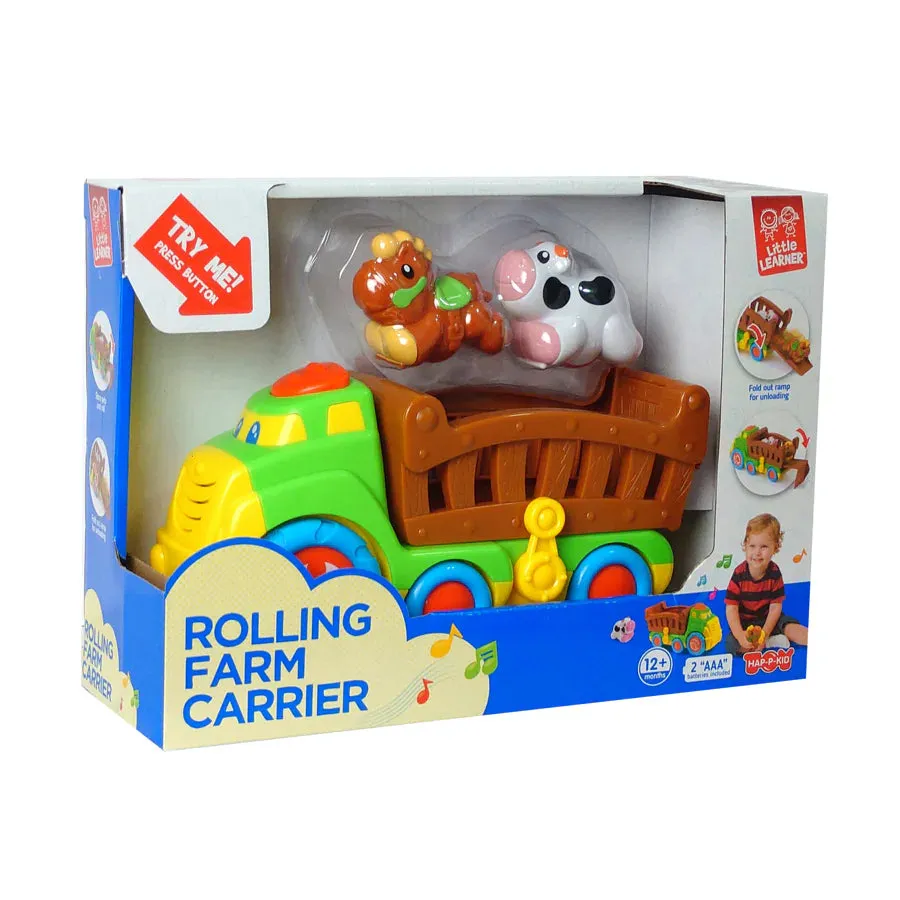 Little Learner Rolling Farm Carrier