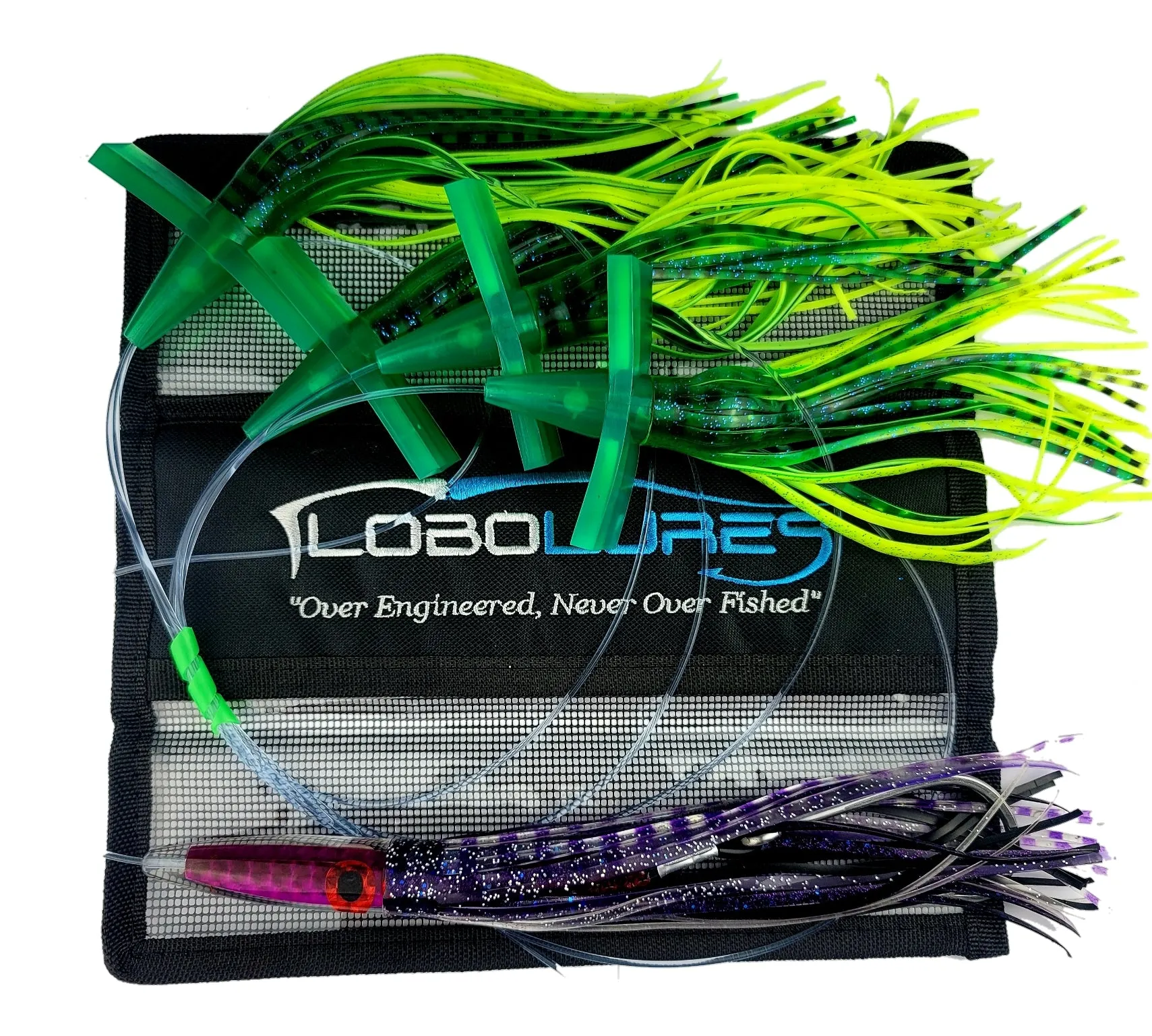 Lobo Lures #222 Tuna Crack Commotion Splash Machine Tuna Bullet Daisy Chain