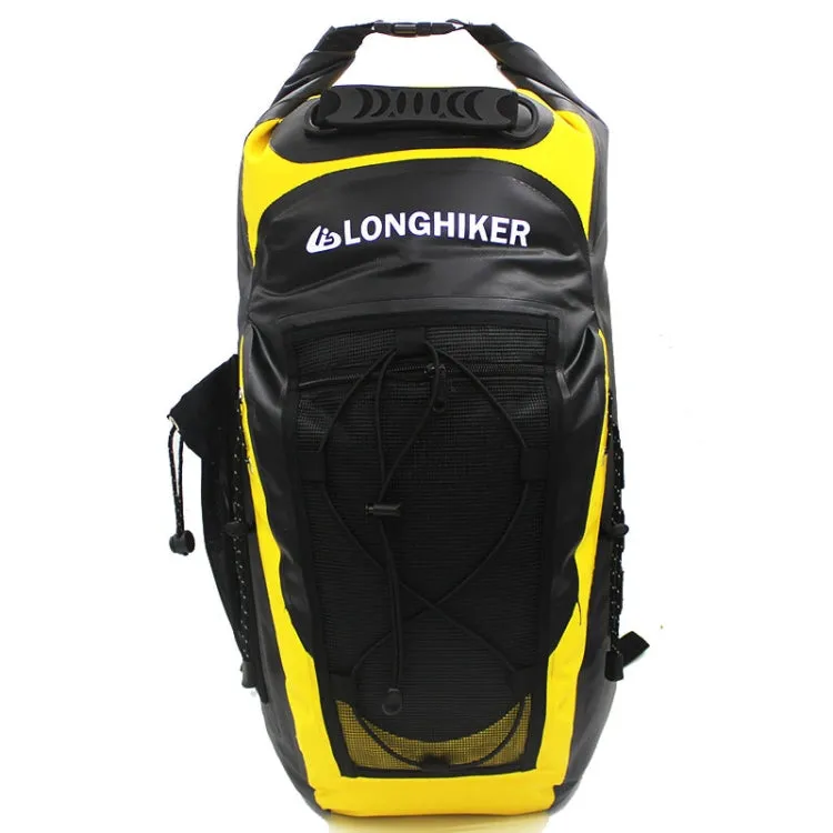 LONGHIKER Outdoor Diving Fin Backpack Drifting Swimming Fishing Ski Bag(Yellow)