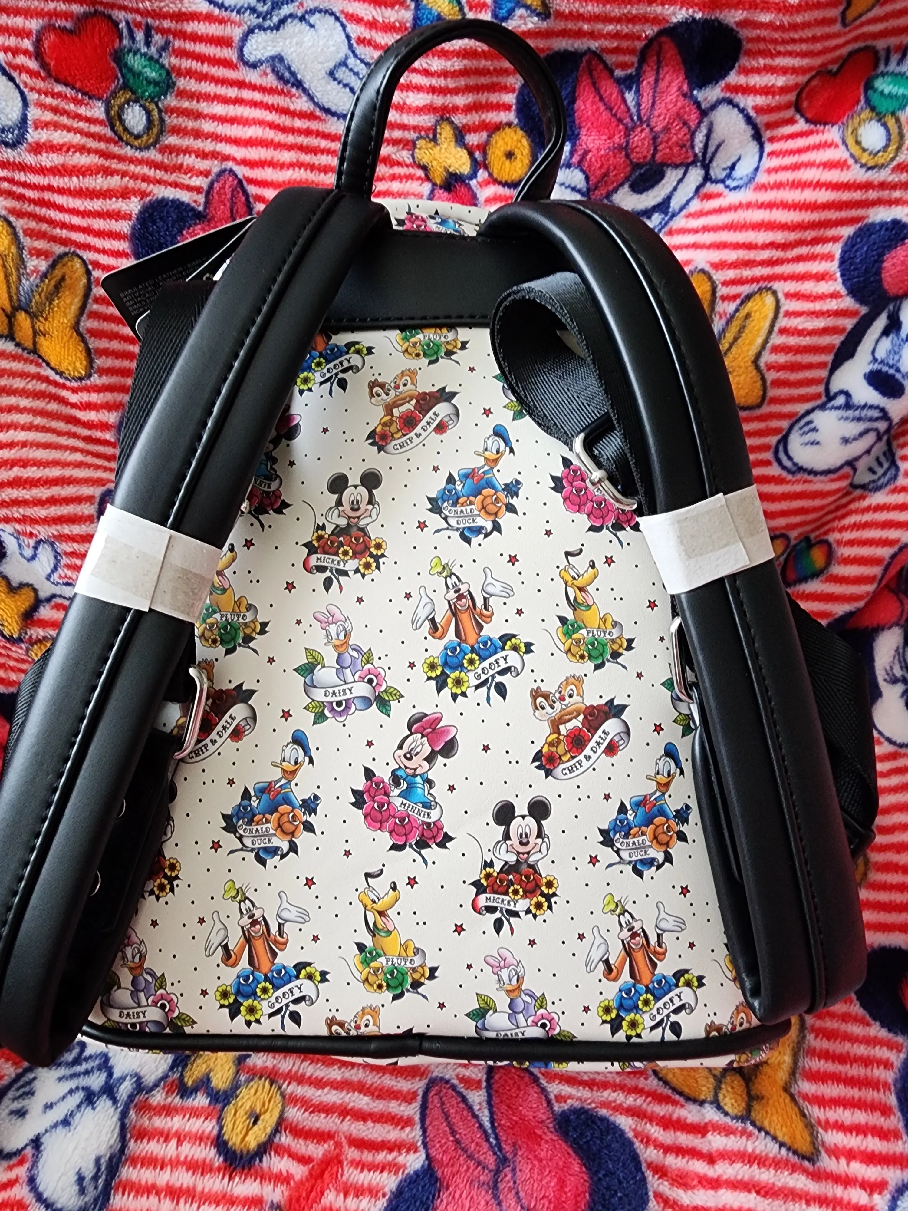 Loungefly Disney Mickey and Friends Tattoo Backpack