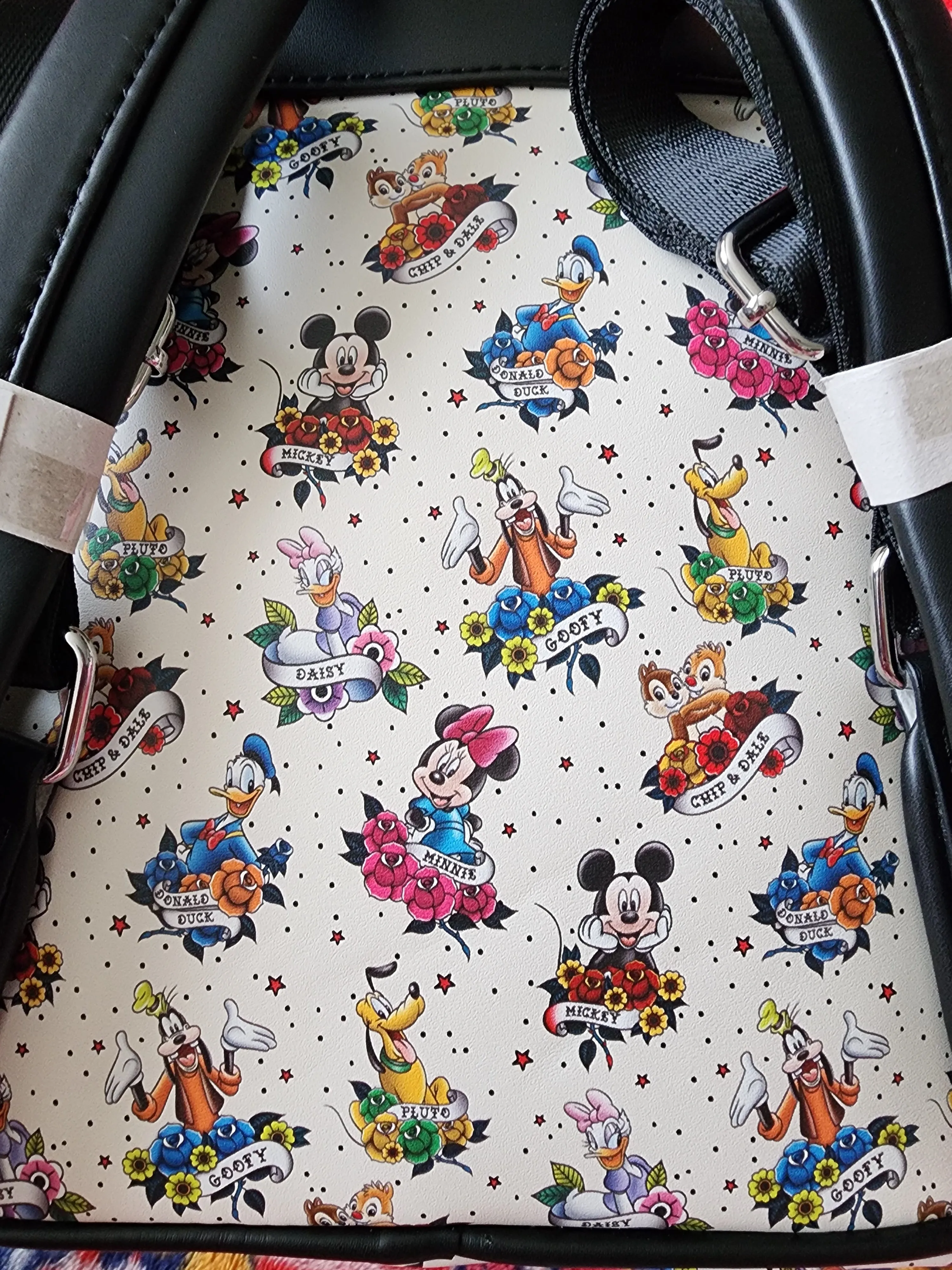 Loungefly Disney Mickey and Friends Tattoo Backpack