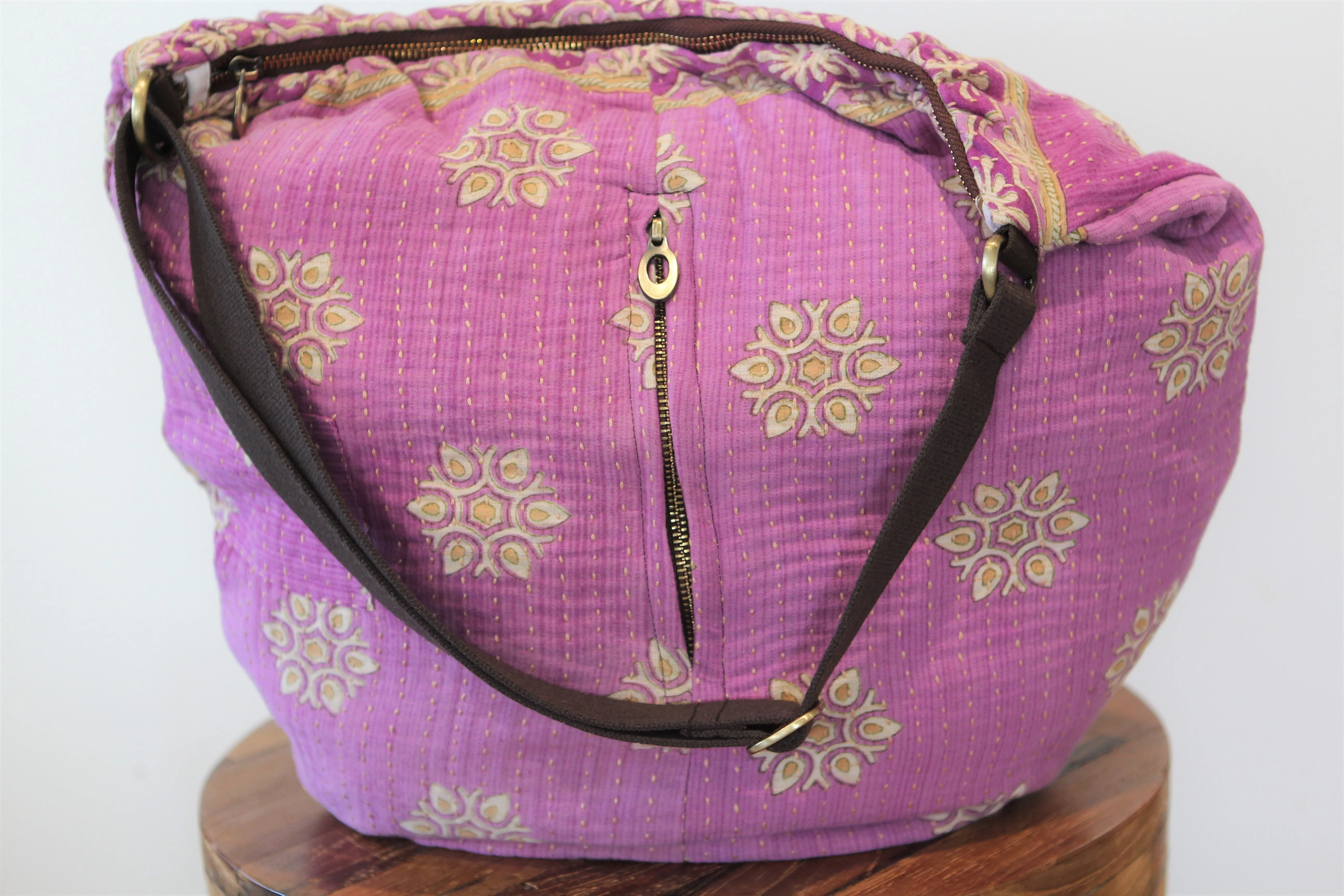 Lucy Satchel Bag - Purple