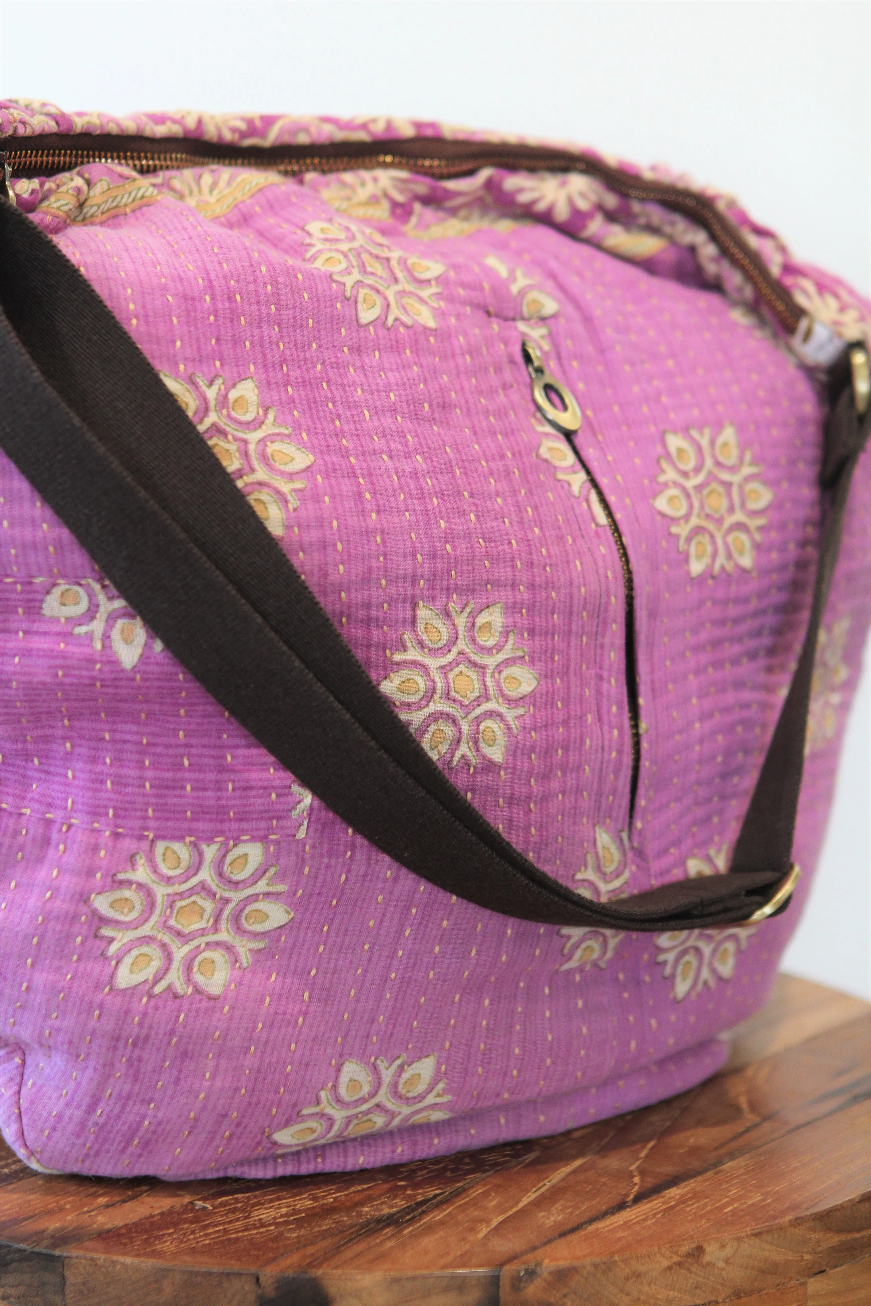 Lucy Satchel Bag - Purple