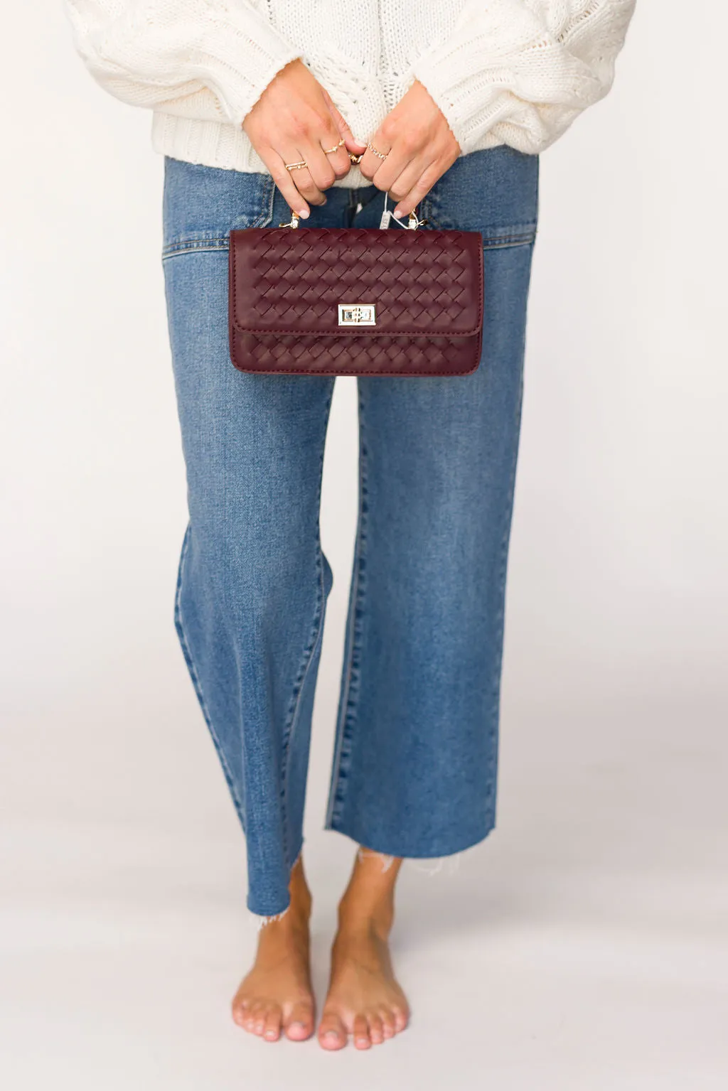 Lulu Crossbody in Wine