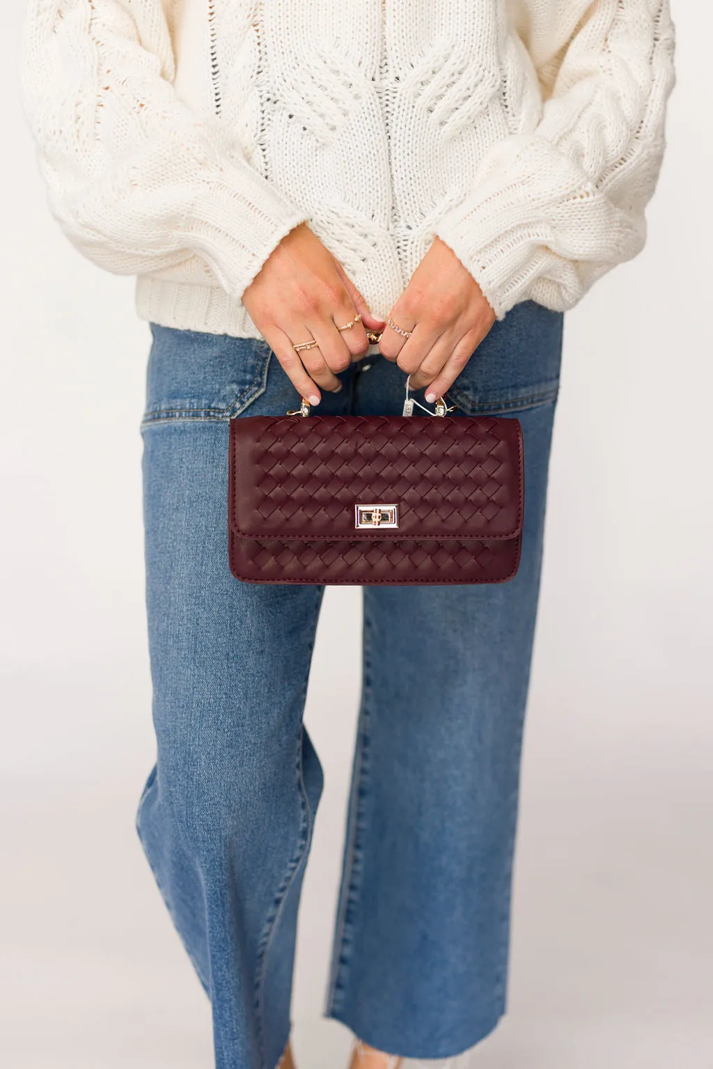 Lulu Crossbody in Wine