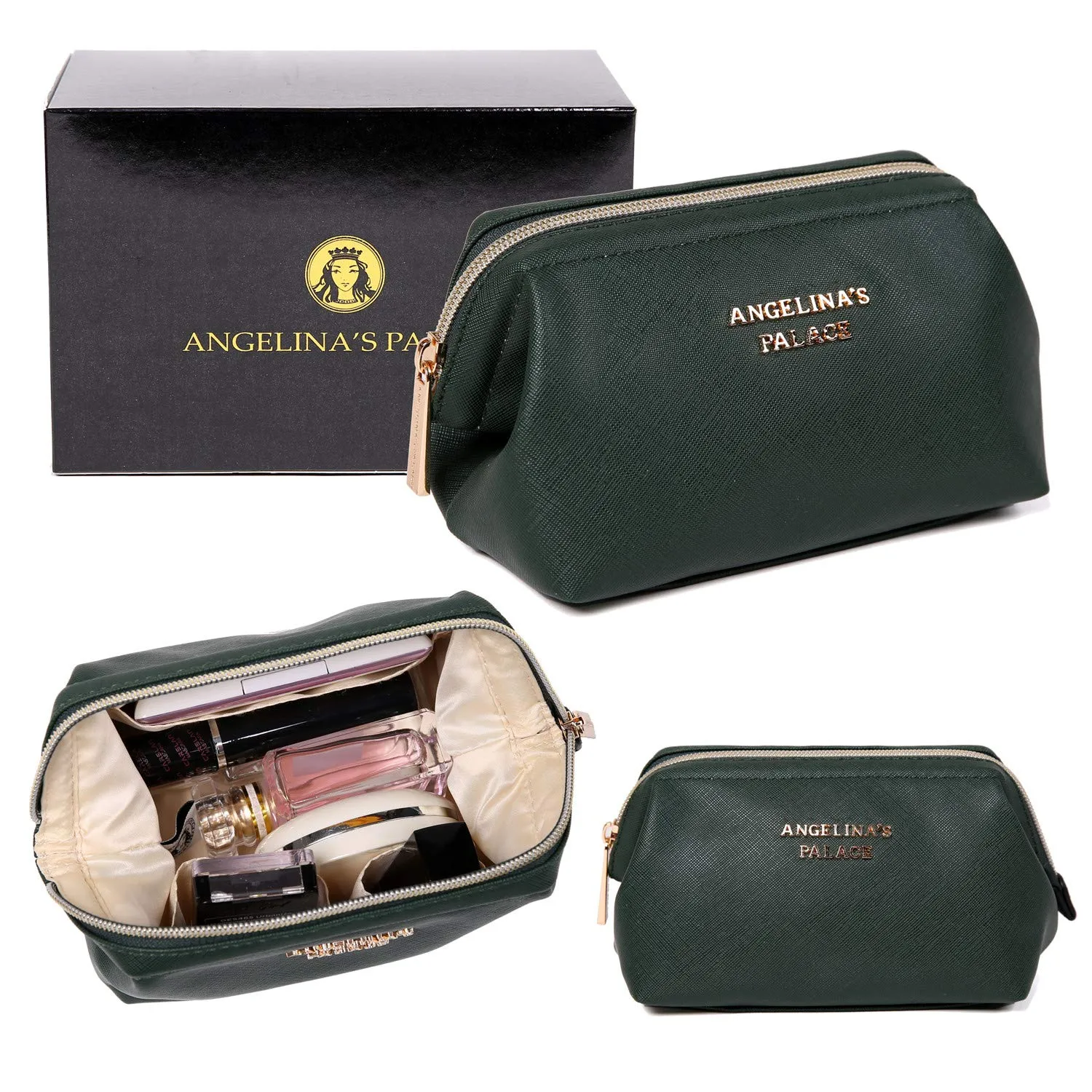 Makeup Bag Deep Evergreen