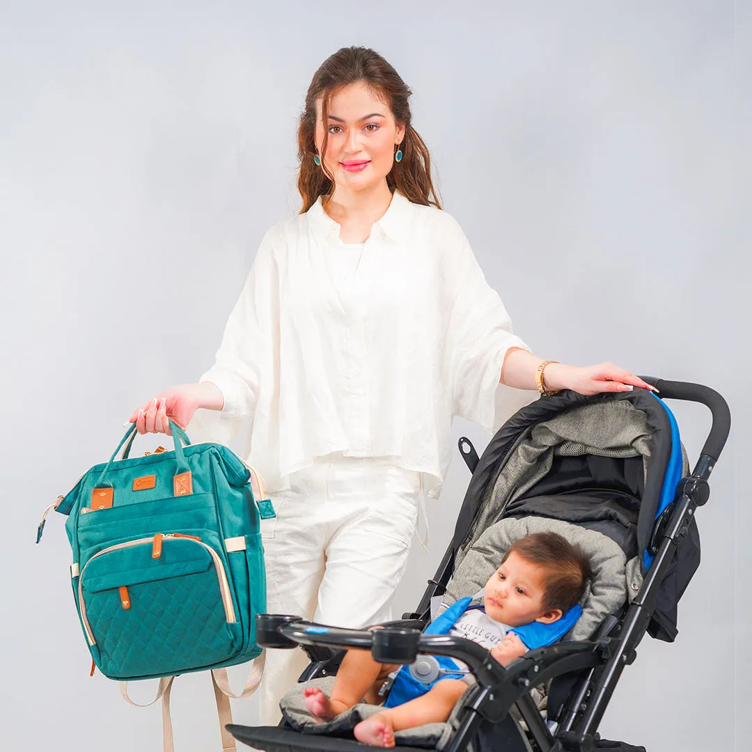 Maternity Bag by Ornavo - Royal Green