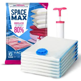 Medium 6 Pack   Space Saver Vacuum Storage Bags - Save 80% More Storage