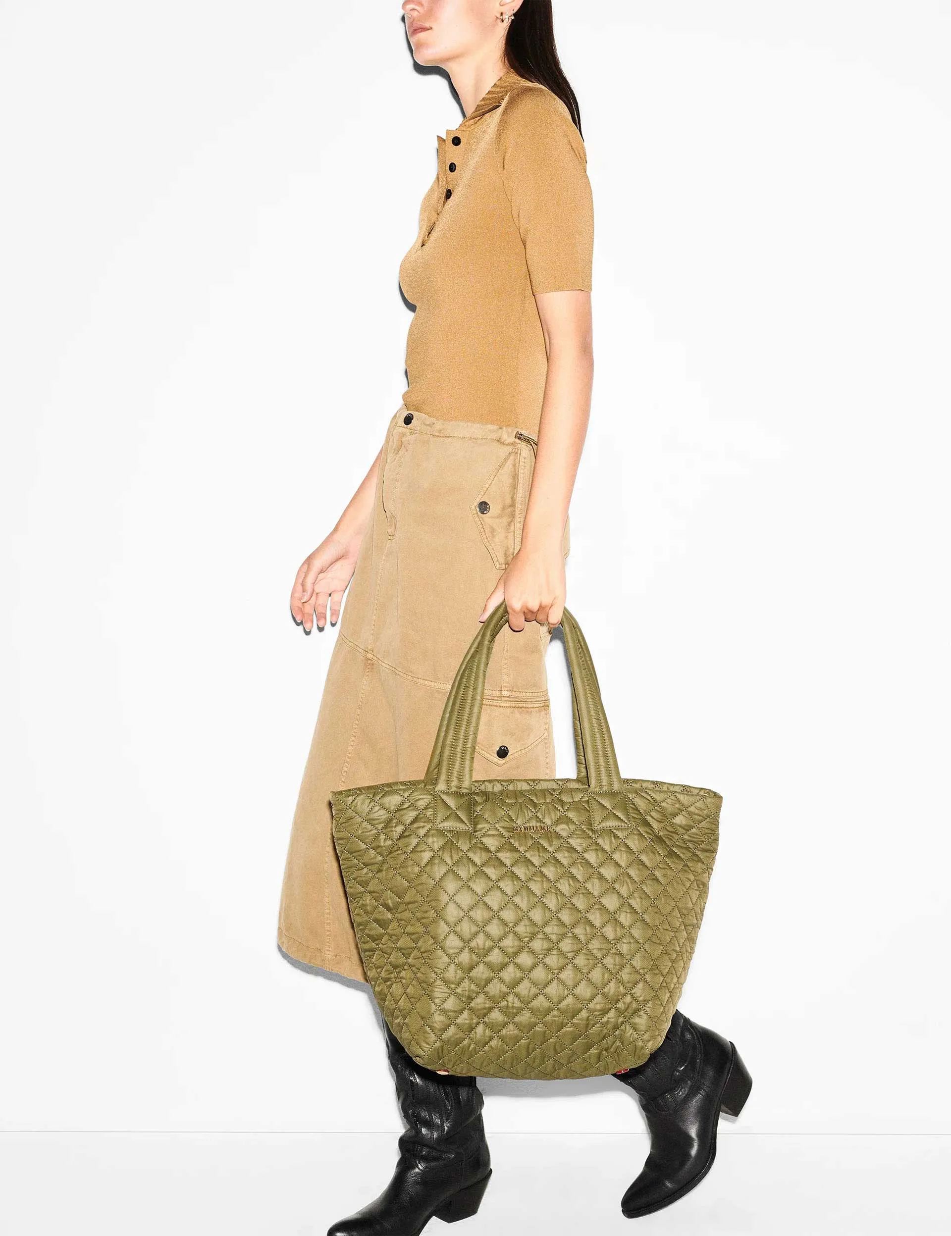 Medium Metro Tote Deluxe - Moss