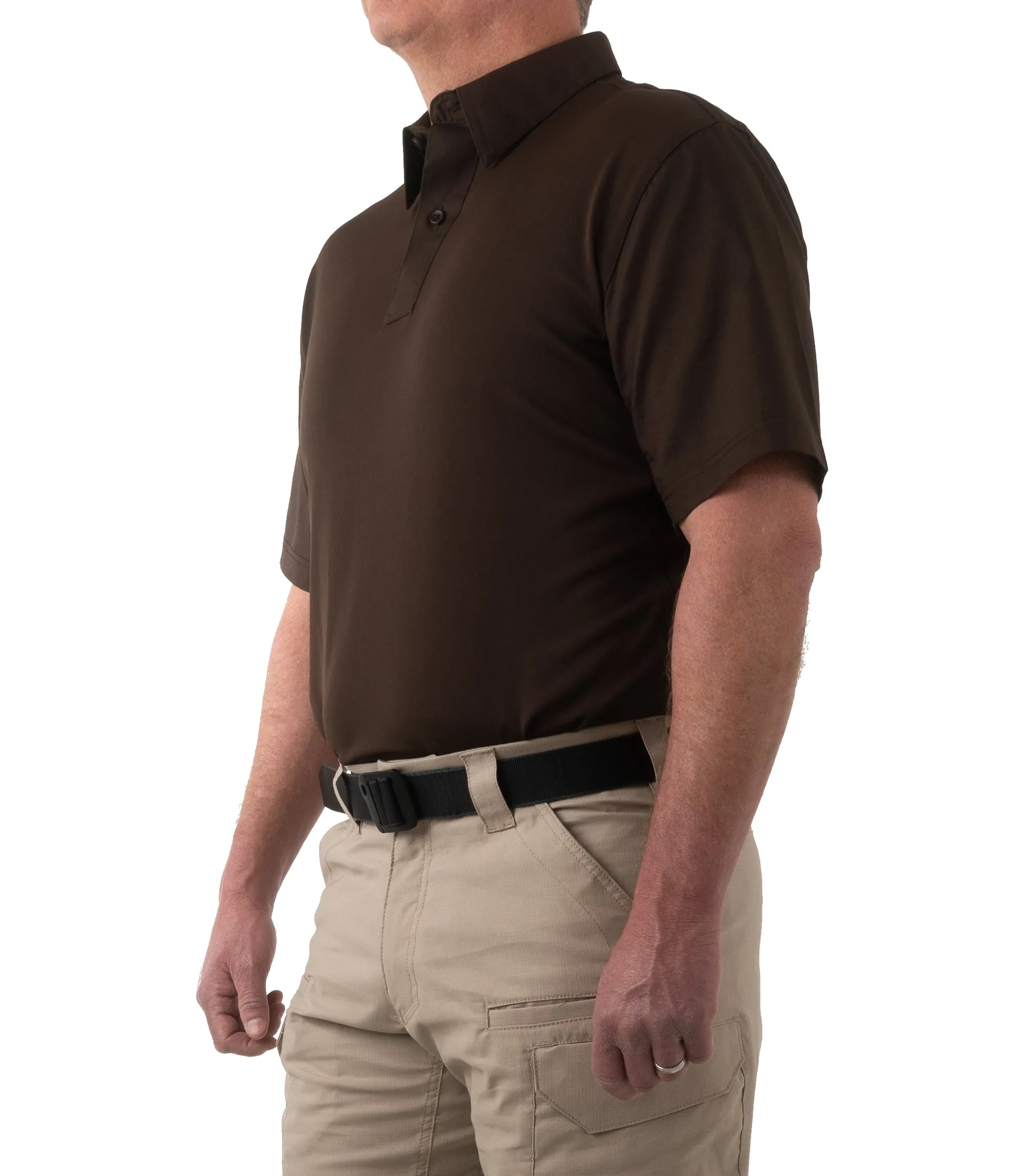 Men's V2 Pro Performance Short Sleeve Shirt / Kodiak Brown