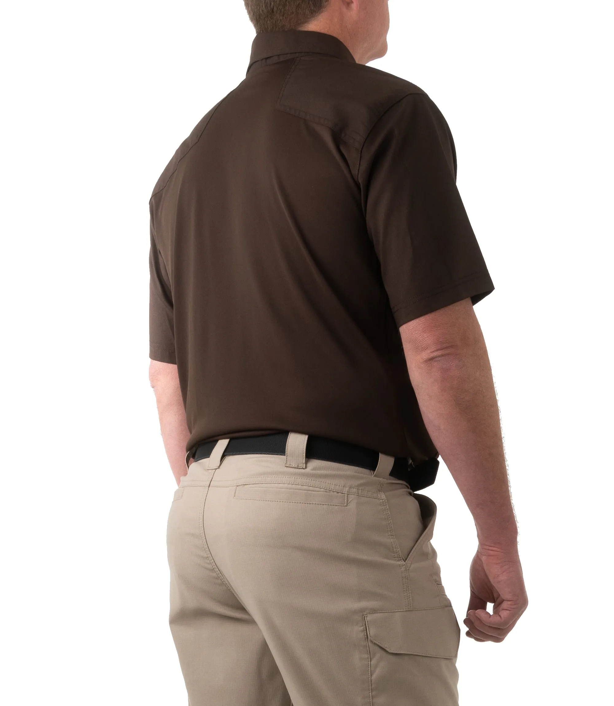 Men's V2 Pro Performance Short Sleeve Shirt / Kodiak Brown