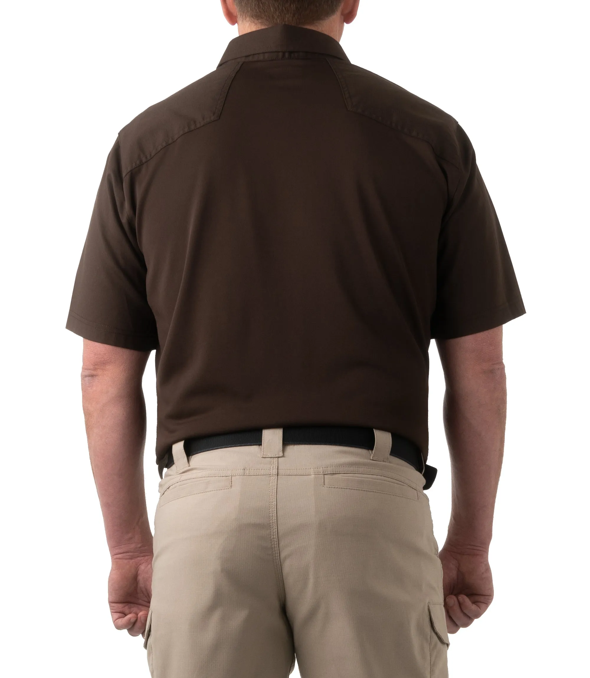 Men's V2 Pro Performance Short Sleeve Shirt / Kodiak Brown