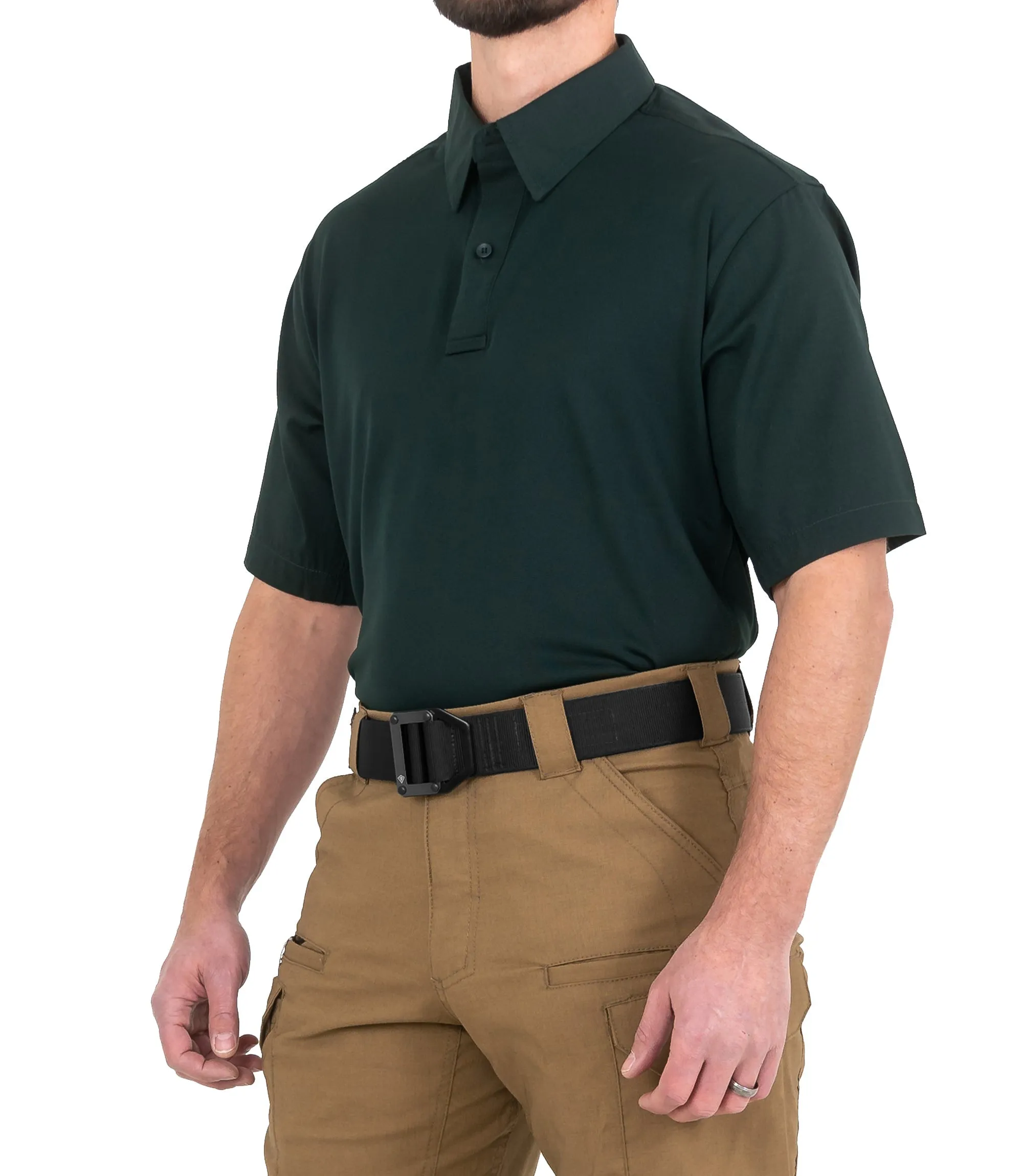 Men's V2 Pro Performance Short Sleeve Shirt / Spruce Green