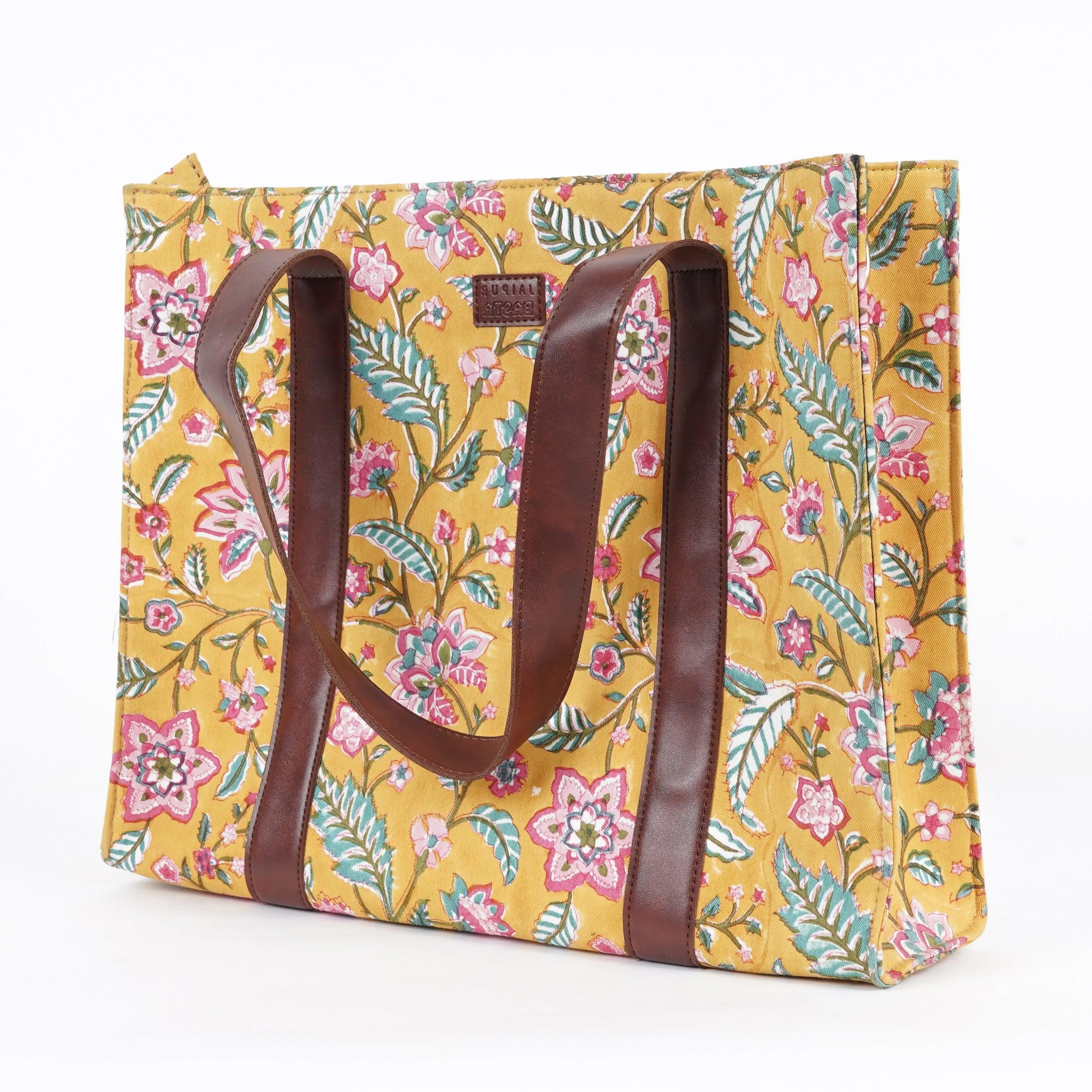 Mimosa Martini Structured Tote Bag