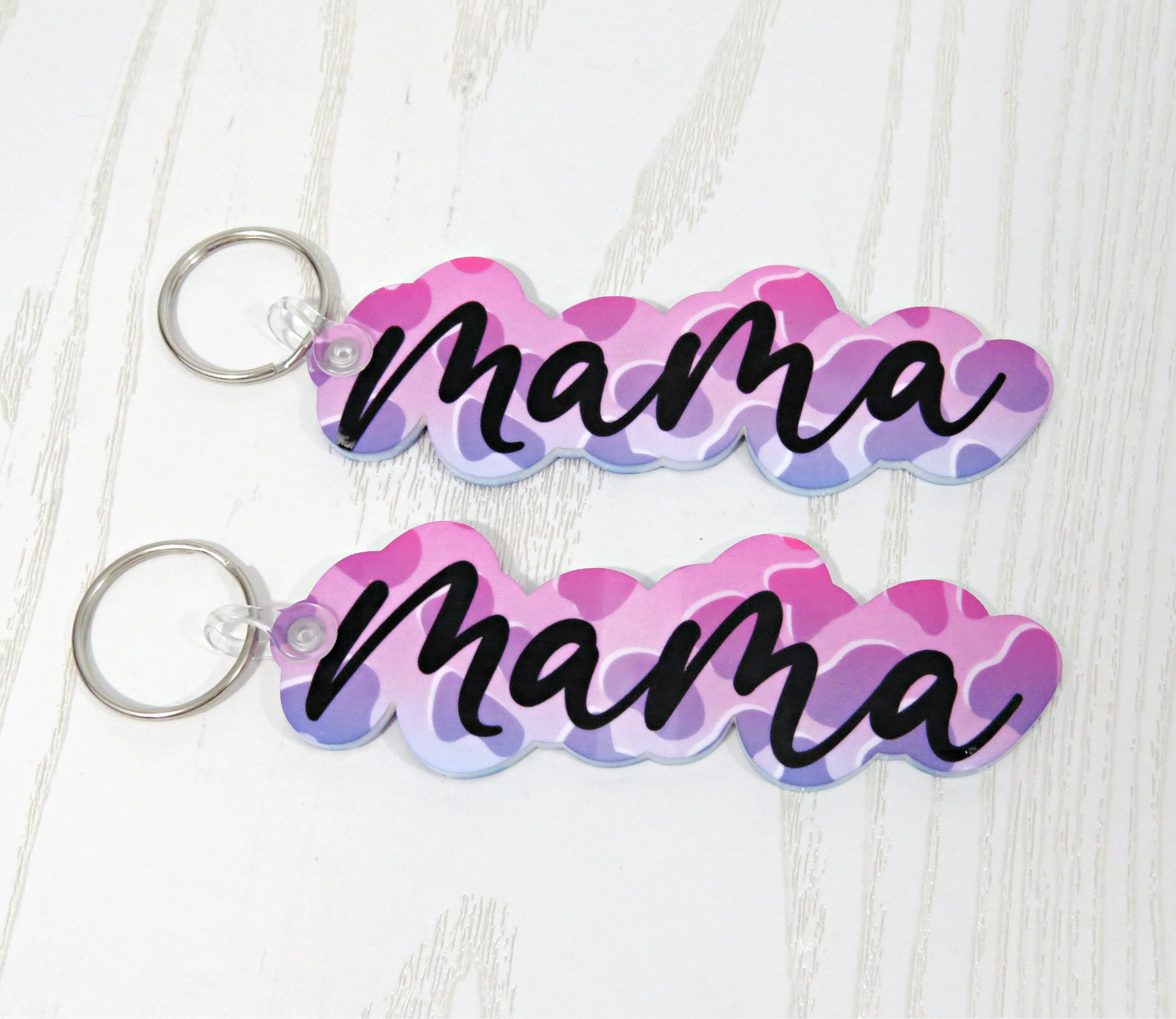 Mom Keychain Personalized with Kids Names - Rainbow Cheetah Print Keychain - Grandma - Mama - Mommy - Nana - Grandma - Mothers Day