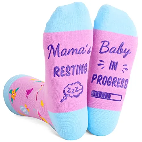 Mom to Be Gift, Labor and Delivery Socks, Hospital Socks for Labor and Delivery, Pregnancy Gifts for New Mom, Unique Gifts for Pregnant Women