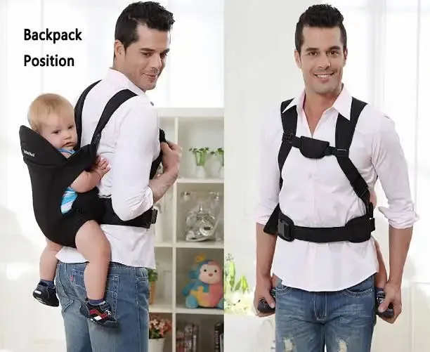 Mother Nest Front/Back Baby Carrier BLACK