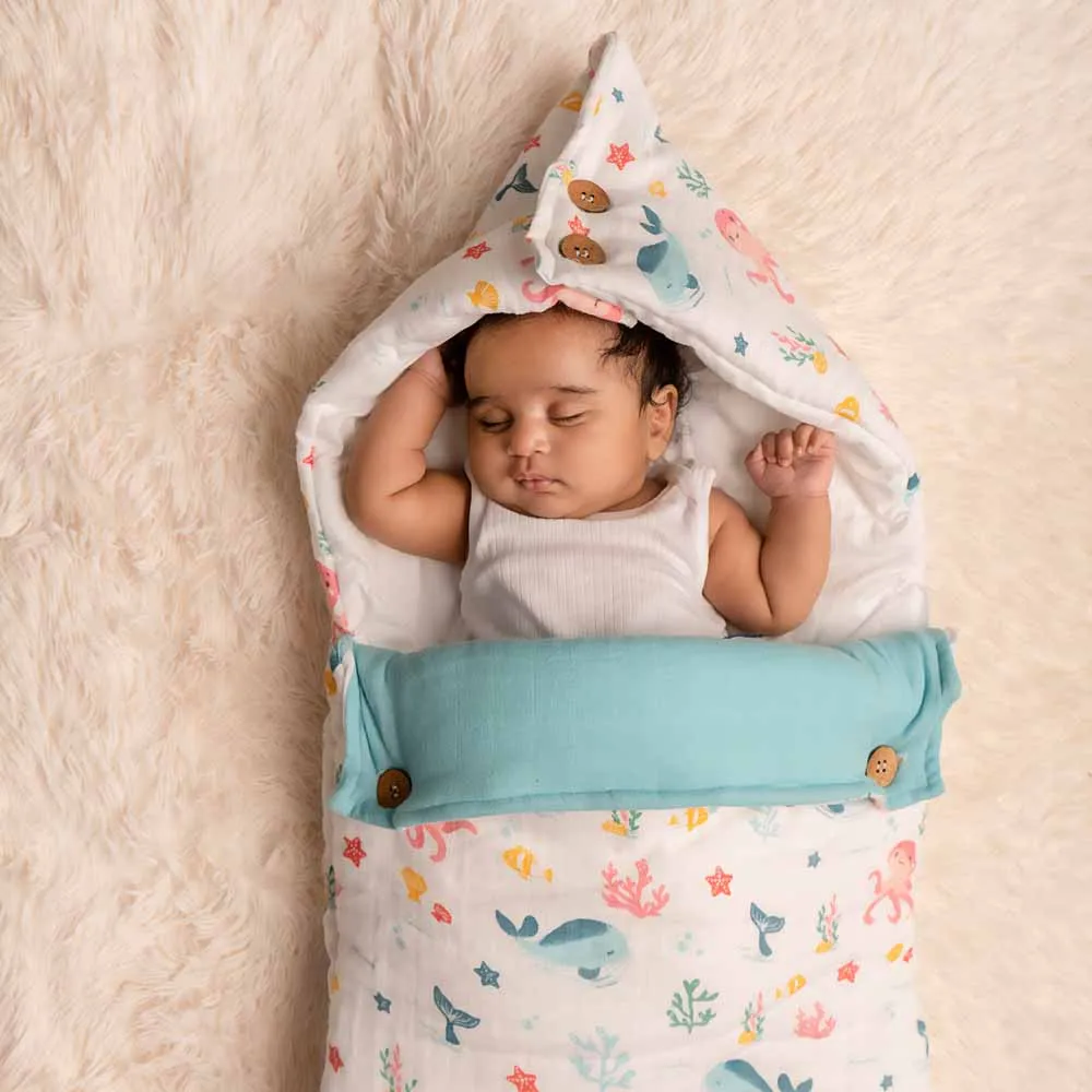 Muslin Carrier Nest / sleeping bag , 0-12 Months