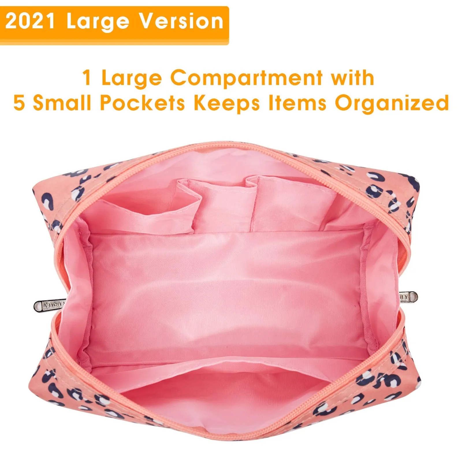 Narwey Travel Cosmetic Makeup Pouch For Women