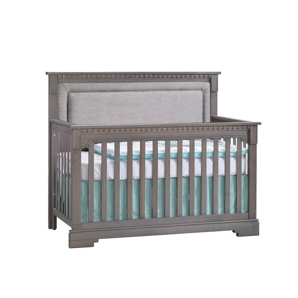 Natart Ithaca ''5-in-1'' Convertible Crib with Upholstered Panel