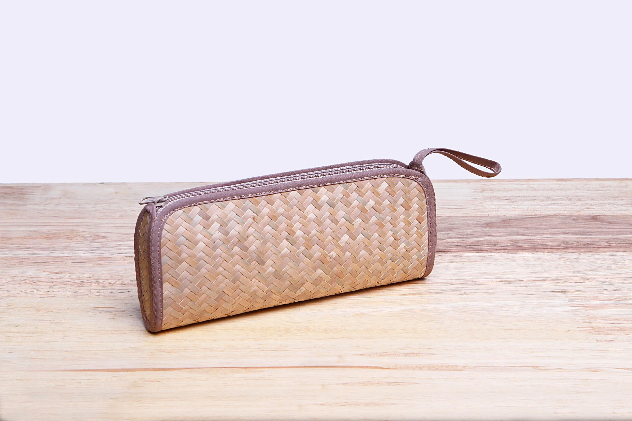 Nattira - Reed woven Pencil Bag