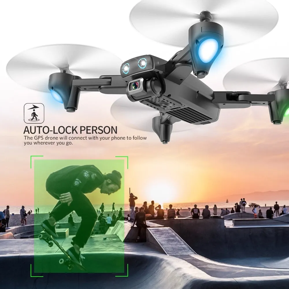 New Drone 4k HD Camera GPS Drone 5G WiFi FPV 1080P No Signal Return RC Helicopter Flight 20 Minutes Quadcopter Drone with Camera