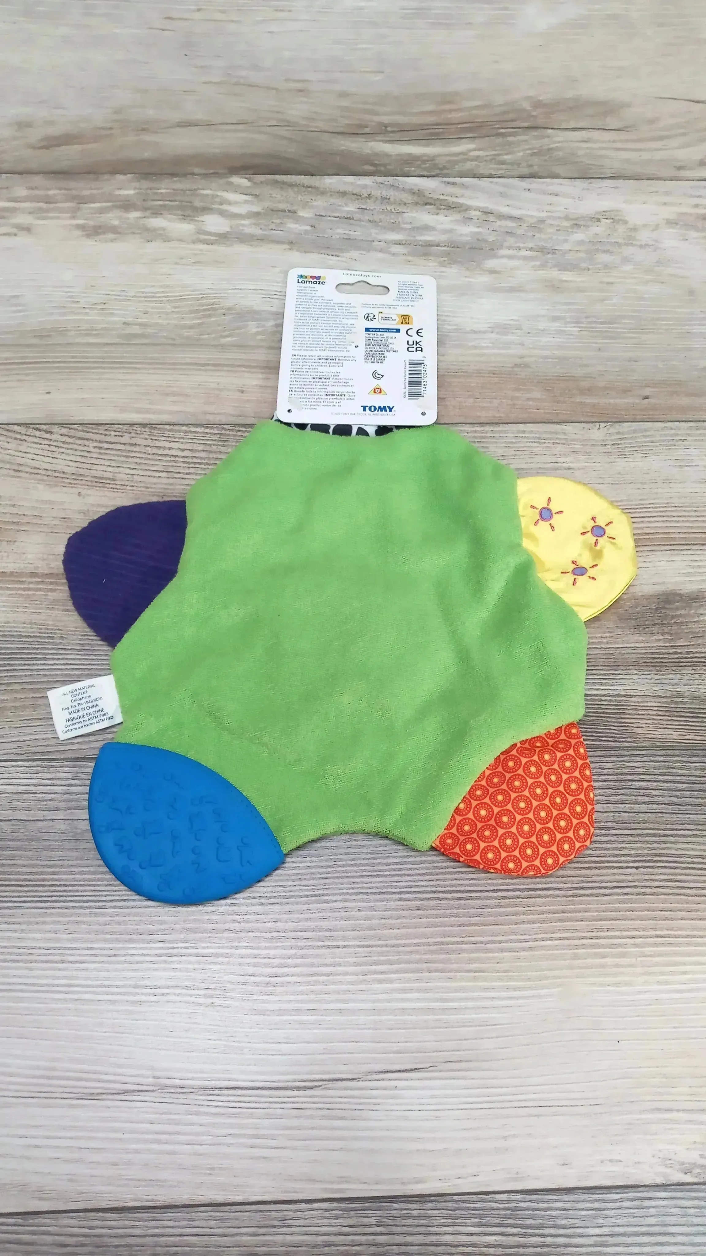 NEW Lamaze Sammy The Starfish Blankie Green