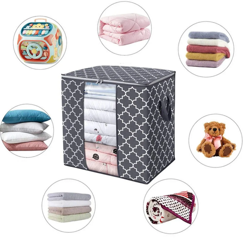 「❉New Year - 40% Off」Folding Dustproof Clothing Storage Bag (20.5'' x 14.6'' x 20.5'')