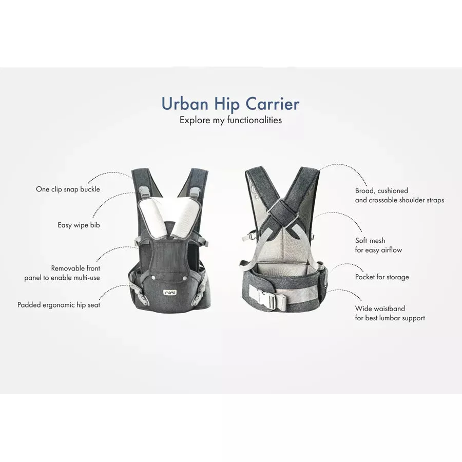 Nini Urban Hip Baby Carrier (Black)