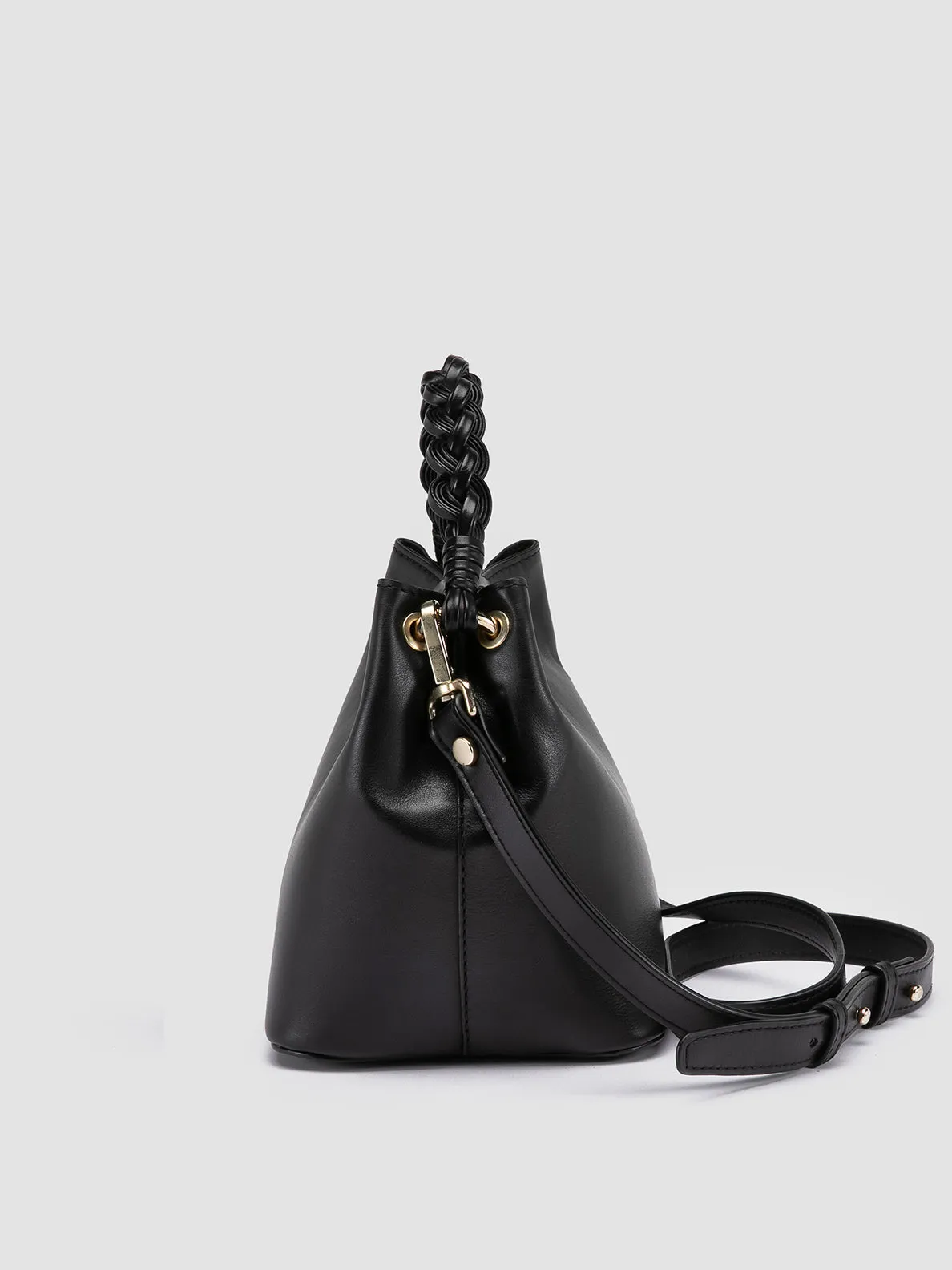 NOLITA WOVEN 227 - Black Leather Handle Bag