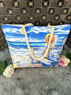 Ocean Blue  Beach bag