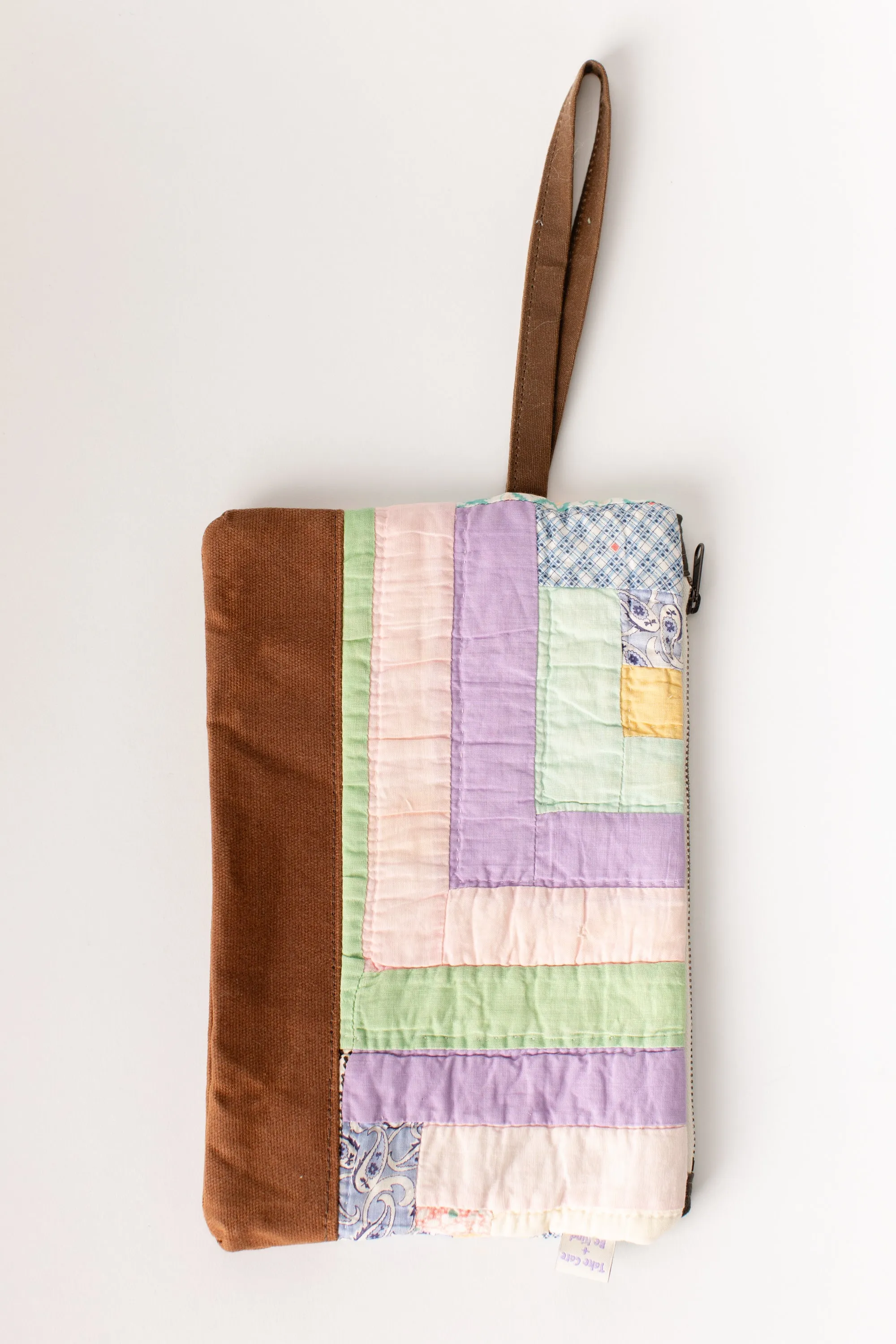 Pastel Log Cabin Clutch