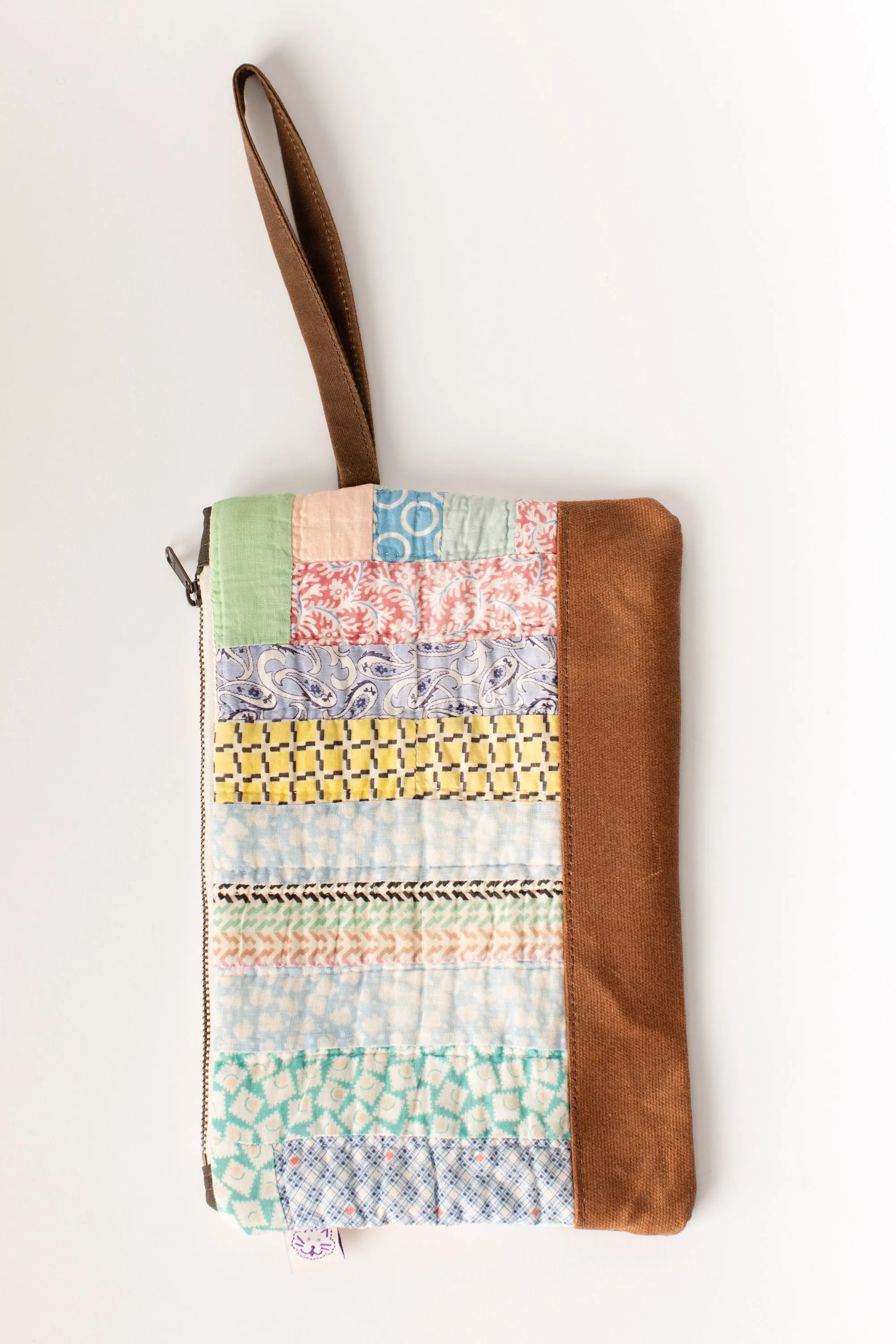 Pastel Log Cabin Clutch