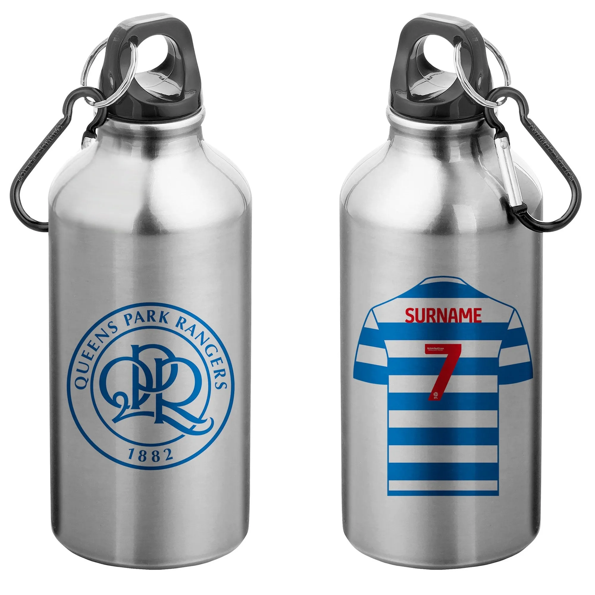 Personalised Queens Park Rangers FC Aluminium Water Bottle