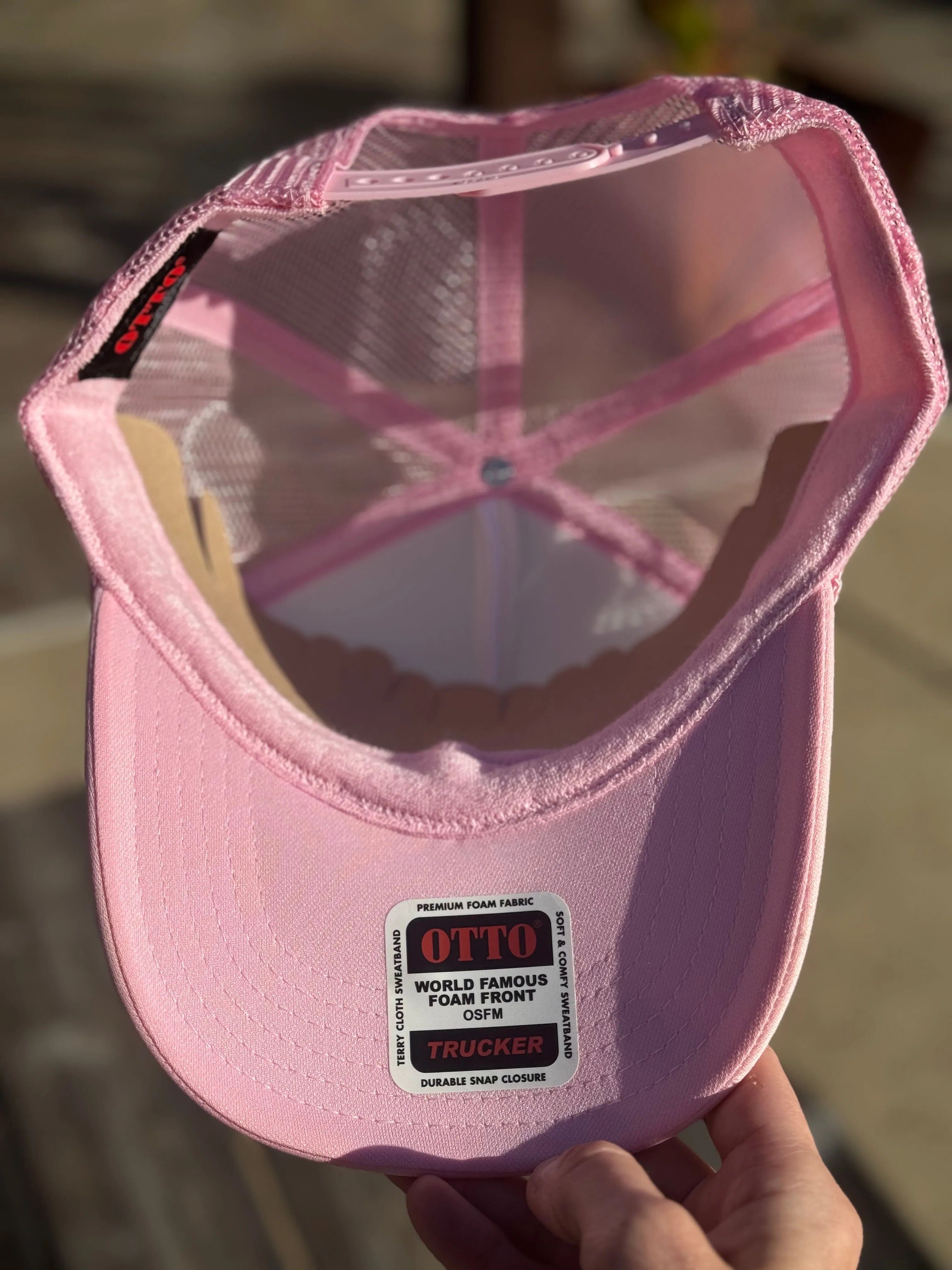 Pink Golf Cart Trucker Cap