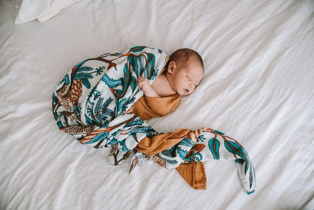 Pop Ya Tot - Muslin Swaddle - Wattle and Gum