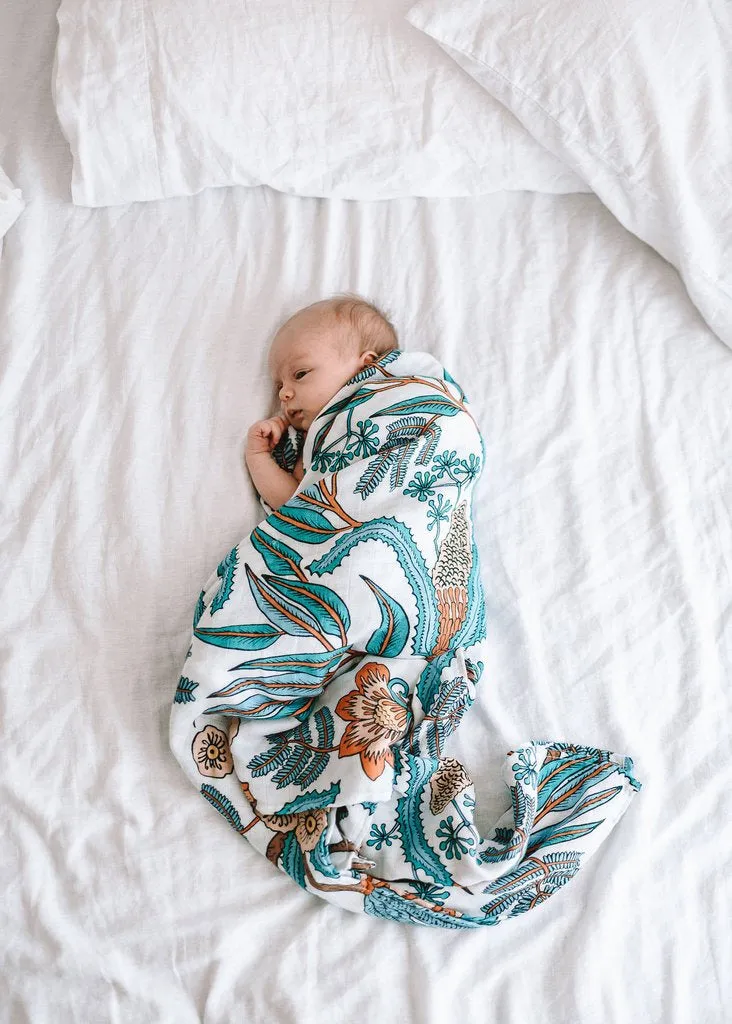 Pop Ya Tot - Muslin Swaddle - Wattle and Gum