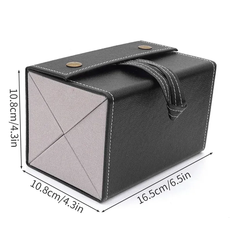 Portable Glasses Organizer 3/5Grids Multi-slot Eyeglasses Storage Display Travel Folding Sunglasses PU Leather Case Home Storage