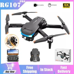 Pro Drone ESC 4K Dual HD Camera Professional Mini Drone Obstacle Avoidance Helicopter Foldable Quadcopter RC Drone Toy